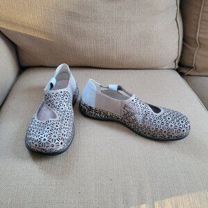 Rieker blue gray sandals, US Size 8, EU Size 39